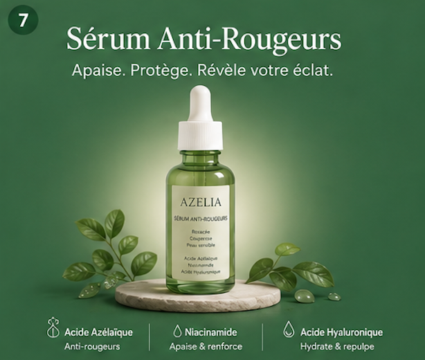 Sérum anti-rougeurs Azélia