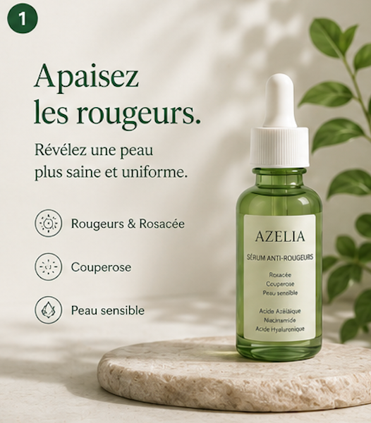 Sérum anti-rougeurs Azélia